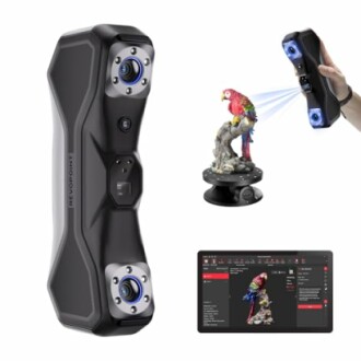 3D scanner with scanning process and result display