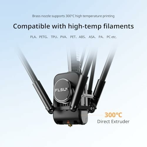 3D printer extruder for high-temperature filaments.