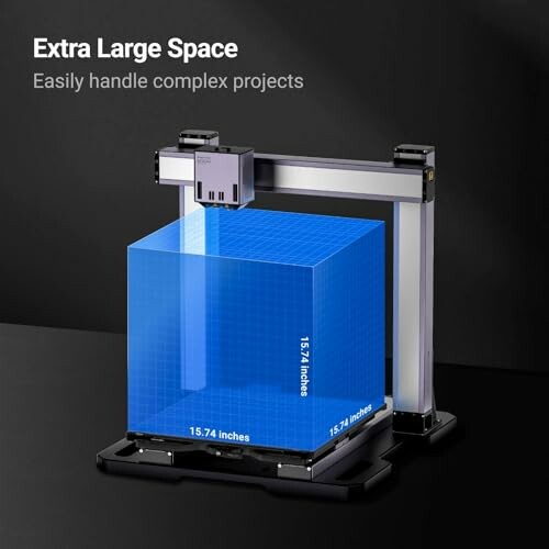 3D printer with extra large space for complex projects.
