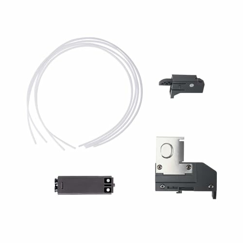 Printer accessories kit with cables and components.